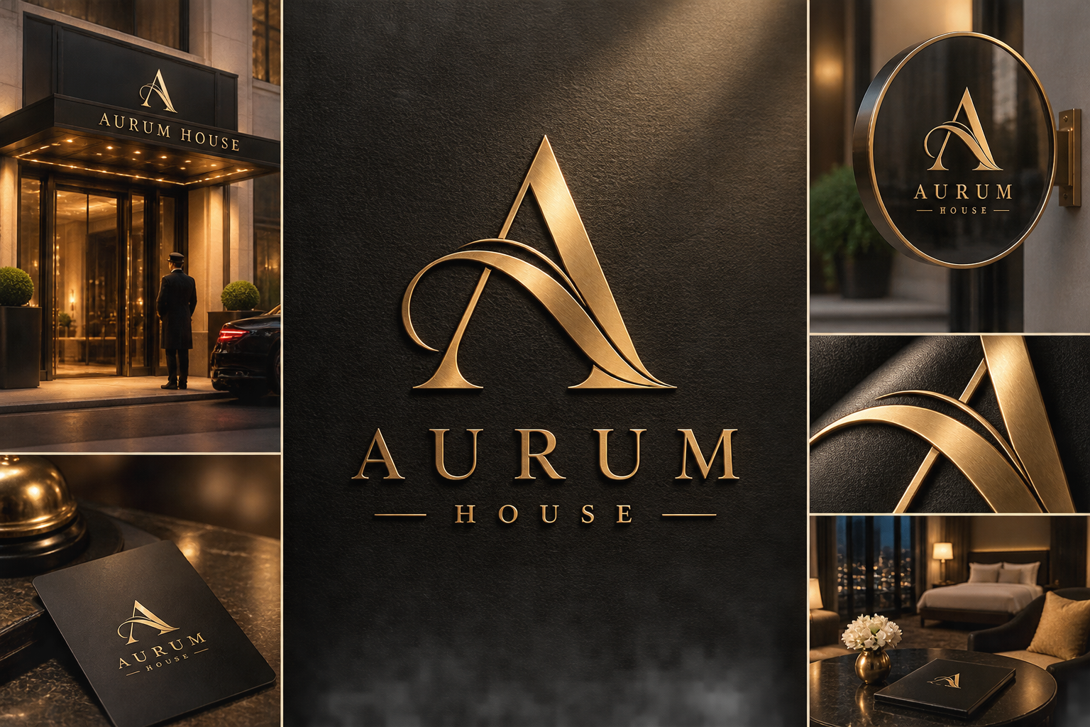 AURUM HOUSE — БРАНД ИДЕНТИЧНОСТ · HOSPITALITY