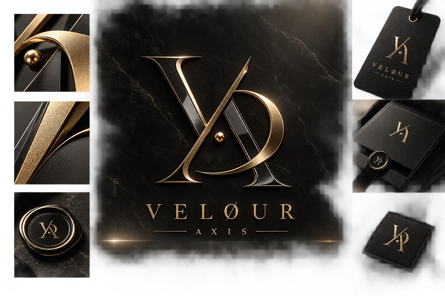 VELØUR AXIS — БРАНД ИДЕНТИЧНОСТ · LUXURY